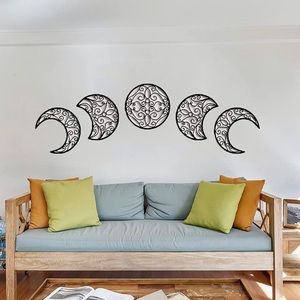 Wood celestial wall decor
